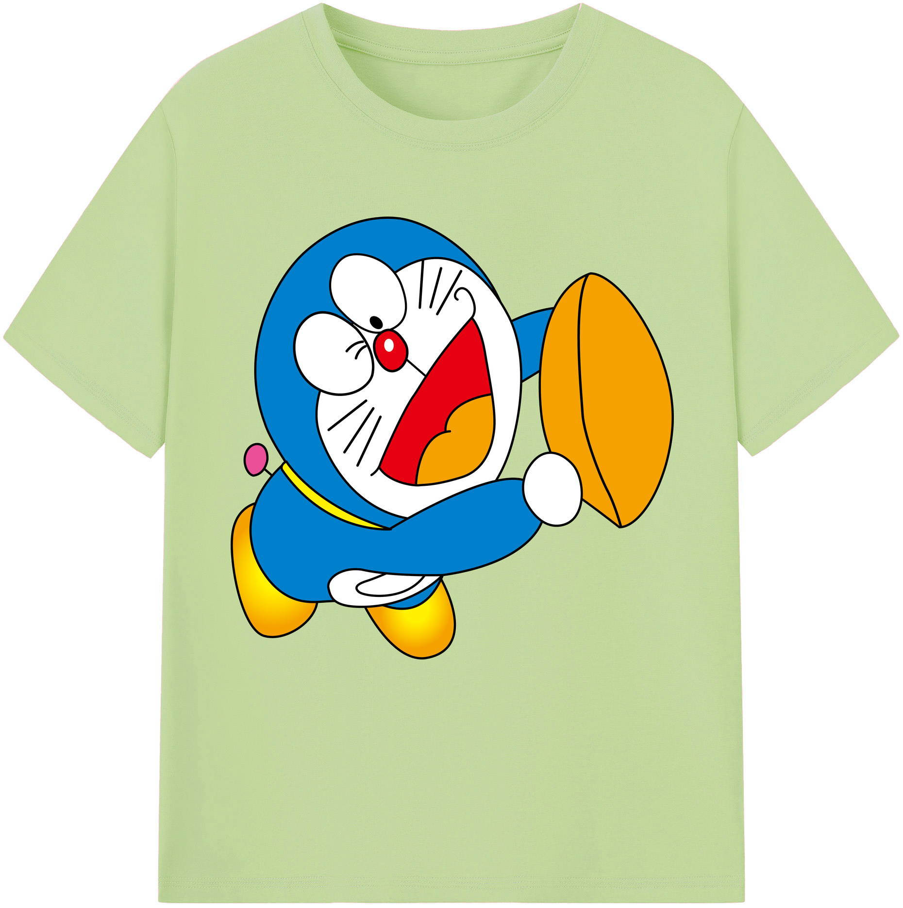 （画像用） ドラえもん Doraemon 綿100％半袖Tシャツ（フロントプリント）